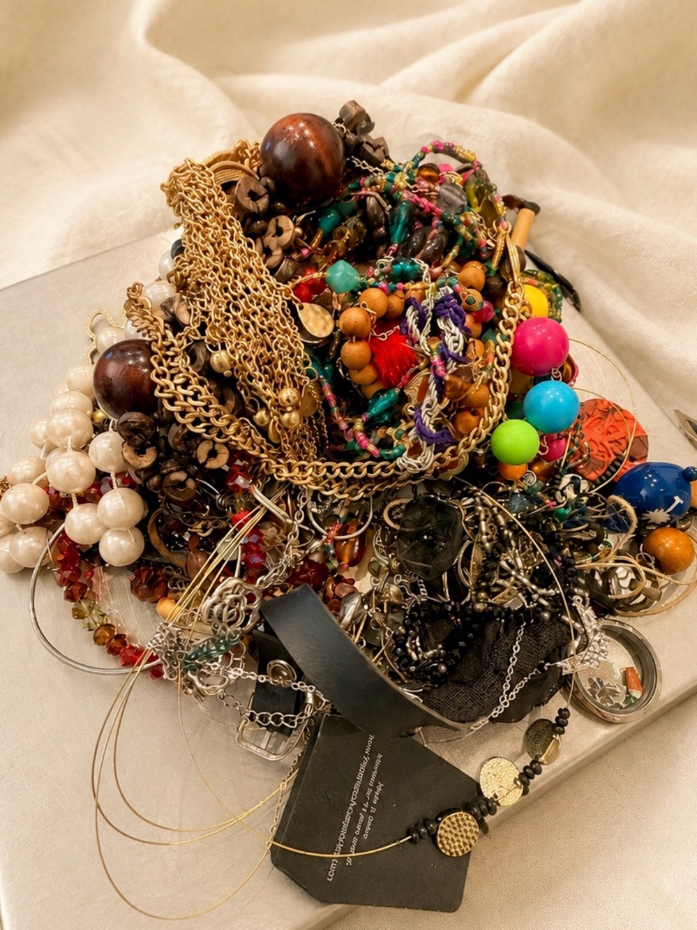 Tangled Lots | 2lb 7oz Jewelry Lot | Wear Repair DIY Craft